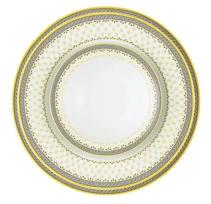 سرویس 28 پارچه چینی زرین-ایتالیا اف (گرد)-6 نفره-سمن